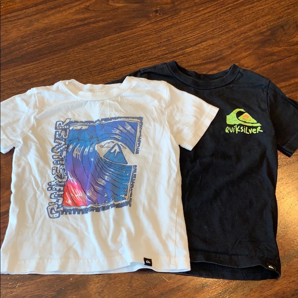 Quicksilver 2T toddler boys T shirts.